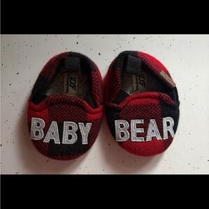 Baby Bear Plaid baby Shoes 6-9months